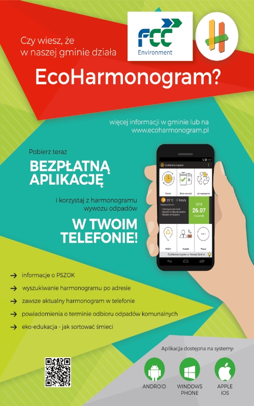 Grafika / EcoHarmonogram - darmowa aplikacja