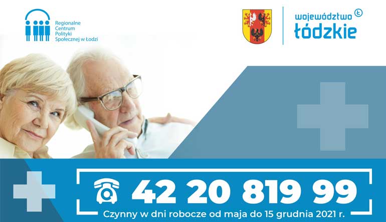 Plakat / Wojewódzki Telefon Wsparcia dla Seniorów