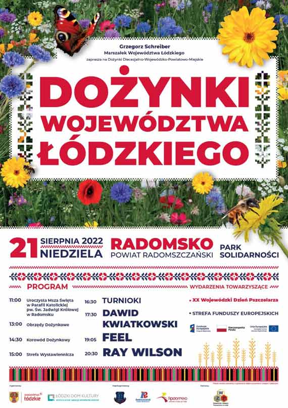 Plakat / Dożynki Województwa Łódzkiego 2022