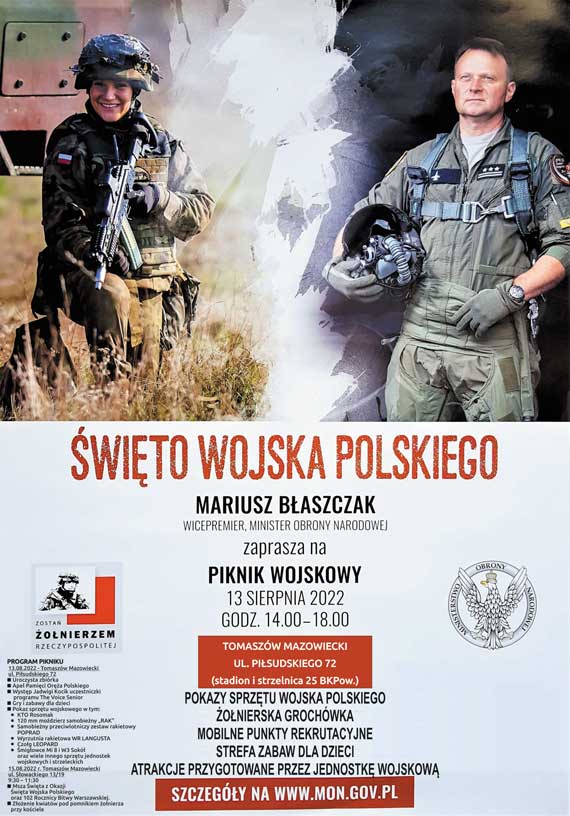 Plakat / Święto Wojska Polskiego 2022
