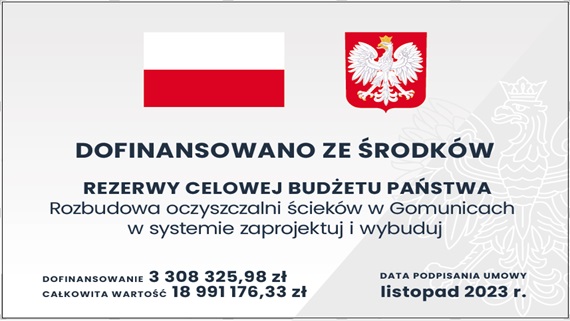 Grafika / Dofinansowano z rezerwy celowej budżetu państwa