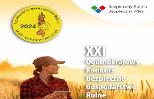 Grafika / KRUS zaproszenie do konkursu Bezpieczne Gospodarstwo Rolne 2024