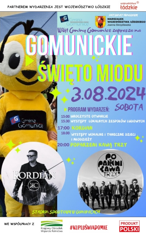 Plakat / Gomunickie Święto Miodu 2023