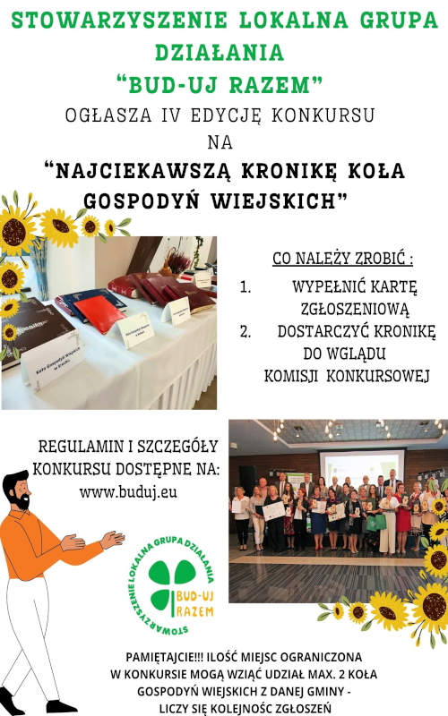 Grafika / Konkurs dla KGW organizowanego przez Stowarzyszenie LGD BUD-UJ RAZEM