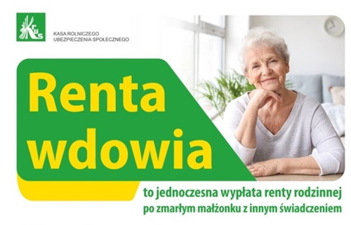 Grafika / KRUS: Renta wdowia - od lipca 2025 r. 