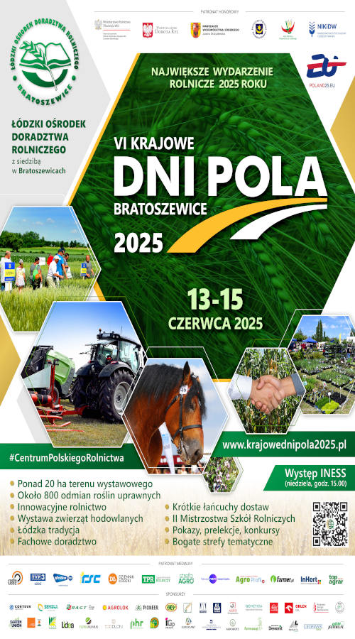 Grafika / Zaproszenie na Krajowe Dni Pola 2025