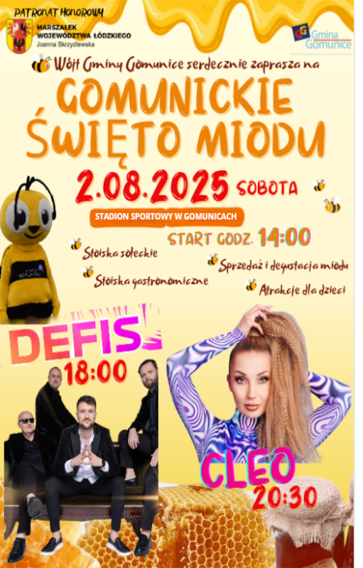 Plakat / Gomunickie Święto Miodu 2025