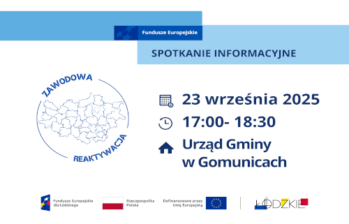Grafika /  Spotkanie informacyjno-promocyjnego dot. projektu "Zawodowa reaktywacja"