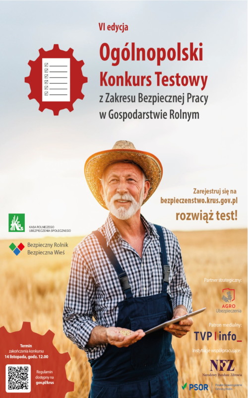 Grafika /   KRUS Konkurs testowy dla rolników