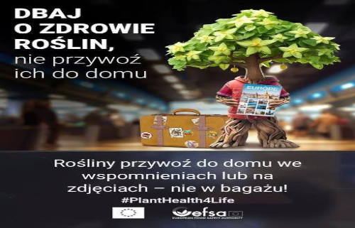 Kampania edukacyjno-informacyjna - Grafika/ Zdrowie roślin to nasza przyszłość