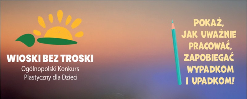 Grafika / KRUS XVI Ogólnopolski Konkurs Plastyczny dla Dzieci pt. Wioski bez troski