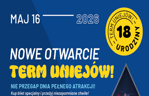Grafika / Termy Uniejów świętują 18-te urodziny