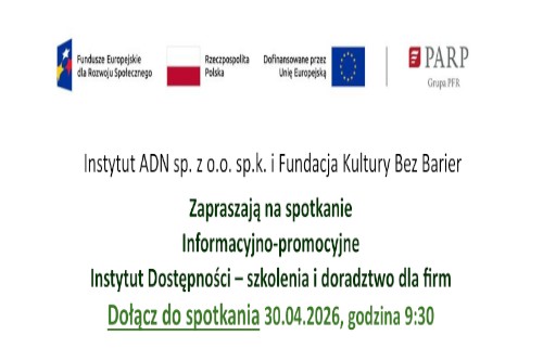 Grafika / Projekt Instytut Dostępności - szkolenia i doradztwo dla firm