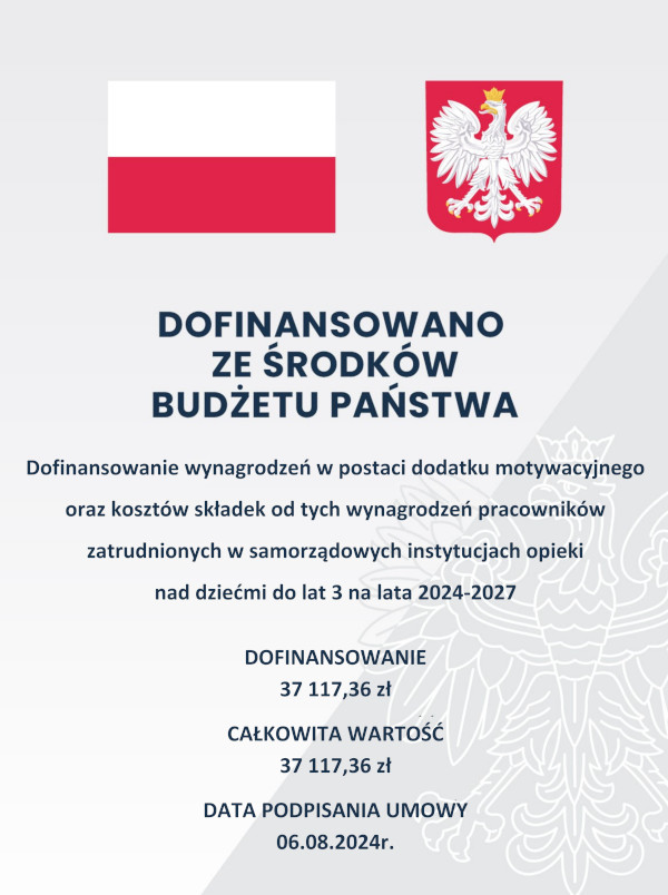 Grafika / 2024-09-27 Program Dofinansowanie wynagrodzeń pracowników żłobka w postaci dodatku motywacyjnego na lata 2024-2027